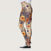 Vintage Vlinder Wilde Bloem (3) Leggings (Links)