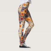 Vintage Vlinder Wilde Bloem (3) Leggings (Rechts)