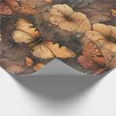 Vintage Vlinder Wilde Bloem (5) Cadeaupapier (Hoek)