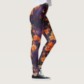 Vintage Vlinder Wilde Bloem (7) Leggings (Rechts)