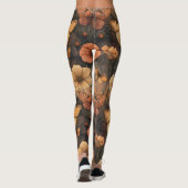 Vintage Vlinder Wilde Bloem (8) Leggings (Achterkant)