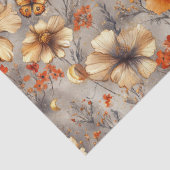 Vintage Vlinder Wildflower (1) Tissuepapier (Detail)