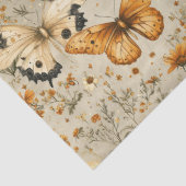 Vintage Vlinder Wildflower (4) Tissuepapier (Detail)