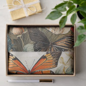 Vintage Vlinders en Bloemen Decoupage Tissuepapier (Geschenk)