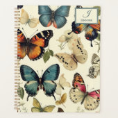 Vintage Vlinders in Vlucht Planner (Voorkant)