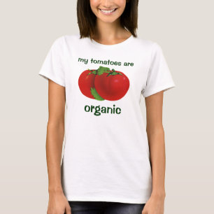 Vintage Voedingsmiddelen, Biologische Rode Rijpe E T-shirt