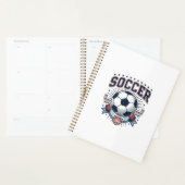 Vintage Voetbal Embleem Shirt Ontwerp_1 Planner (Display)