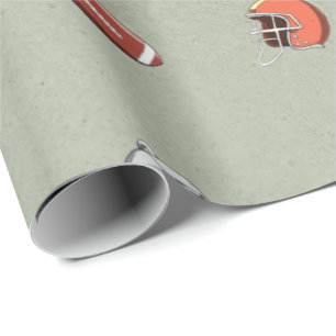 Vintage Voetbal Inpakpapier – Game Day Herinnering