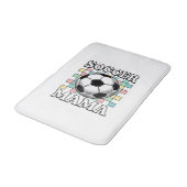 Vintage Voetbal Mama Gravure Shirt Ontwerp_1 Badmat (Gekanteld)