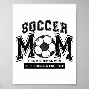 Vintage Voetbal Moeder Leven Cadeau Voor Mannen Vr Poster
