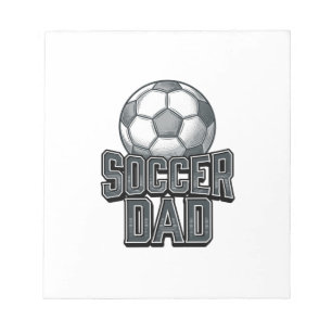 Vintage Voetbal Vader Vet Gravure Shirt Ontwerp_1 Notitieblok