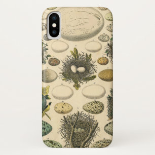 Vintage Vogel Ei Nest Kunst Schilderij Natuurlijke Case-Mate iPhone Case
