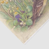 Vintage Vogel Serie Ontwerp 1 Tissuepapier (Detail)