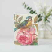 Vintage vogelBriefkaart Briefkaart (Staand voorkant)