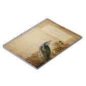 vintage vogelgezang van dankbaarheid notitieboek (Linkerzijde)