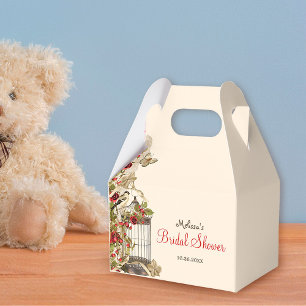 Vintage Vogelkooi Bruidsfeest Favor Dozen Bedankdoosjes