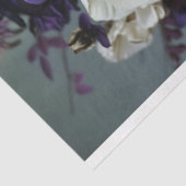 Vintage Vogelkooi Hoed Bloemendecoupage Tissuepapier (Detail)