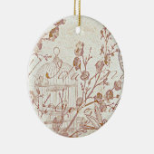 vintage vogelkooi keramisch ornament (Rechts)