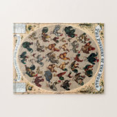 Vintage vogelkuikens en roosters legpuzzel (Horizontaal)