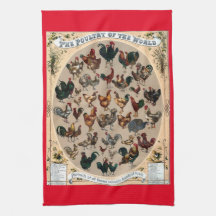 Vintage vogelkuikens en roosters