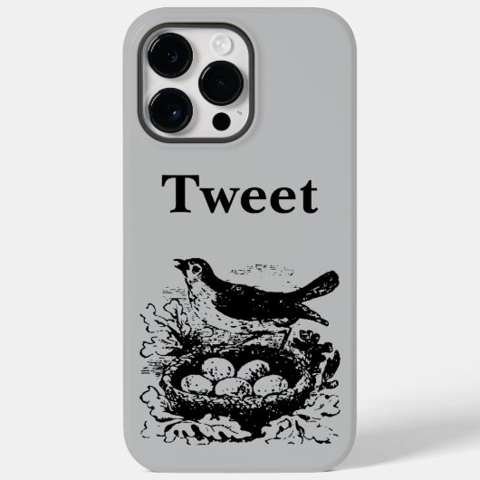 Vintage Vogelnest & Eieren Case-Mate iPhone Hoesj Case (Achterkant)