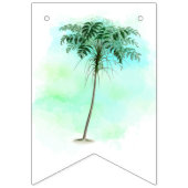 Vintage vogels bruiloftssluiting bunting banner (Tweede vlag)