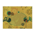 vintage vogels en bloemendesign