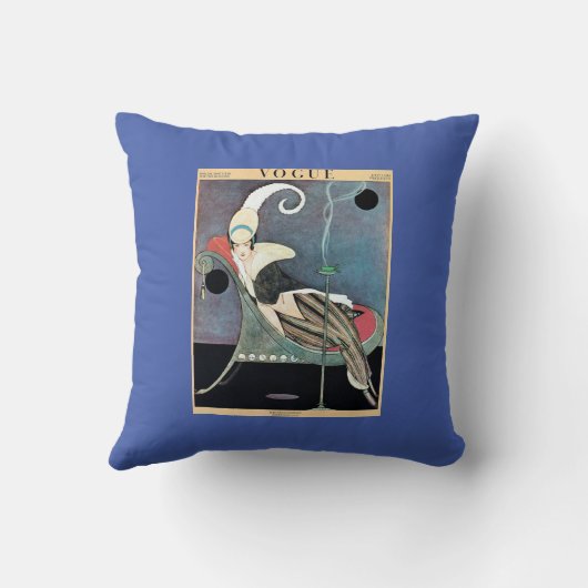 Vintage Vogue Hoesje Kussen (Achterkant)