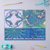 Vintage Vogue: Vrouwen die op vogel rijden Tissuepapier (Craft)