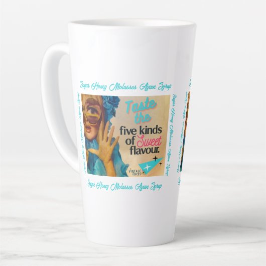 Vintage Voices Latte Mok (Linkerhoek)