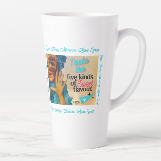 Vintage Voices Latte Mok (Rechts)