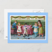 vintage "Volgorde van het seizoen" Briefkaart (Voorkant / Achterkant)