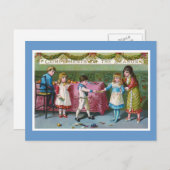 vintage "Volgorde van het seizoen" Briefkaart (Voorkant / Achterkant)