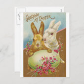 Vintage voor broodrooster feestdagenkaart (Voorkant / Achterkant)