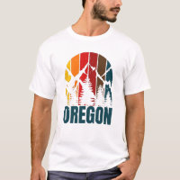 Vintage voor de Retro van het Oregon-gebergte