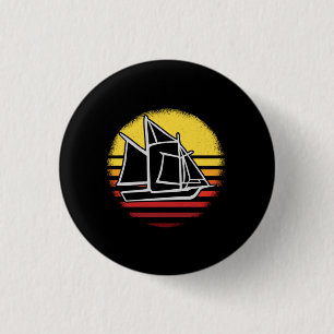 Vintage voor detailverkoop ronde button 3,2 cm