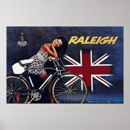 Vintage voor fietsen Adverteren Poster (Voorkant)