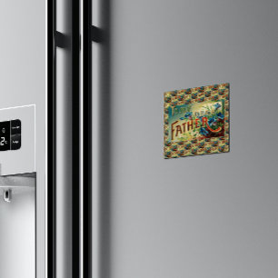 Vintage voor mijn beste vader Pattern Kitchen Magneet