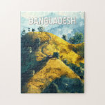 Vintage voor reisillustraties in Bangladesh Legpuzzel<br><div class="desc">Bangladesh vector artwork ontwerp. Bangladesh,  een verborgen parel in Zuid-Azië,  biedt diverse landschappen,  van 's werelds langste natuurlijke strand in Cox's Bazar tot de Sundarbans,  de thuisbasis van de majestueuze Bengaalse tijger.</div>