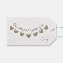Vintage voor weddenschappen cadeaulabel