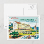 Vintage Voss Noorwegen Briefkaart (Voorkant / Achterkant)