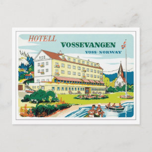 Vintage Voss Noorwegen Briefkaart