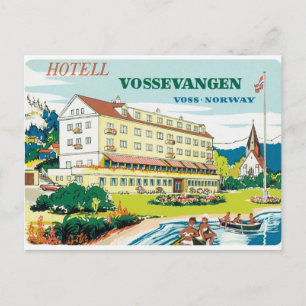 Vintage Voss Noorwegen Briefkaart