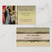 Vintage Vows - Piemonte - 1935 Visitekaartje (Voorkant / Achterkant)