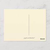 Vintage "Vrede voor dit Huis" - Briefkaart (Achterkant)