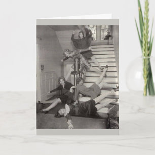 Vintage - Vrienden - zo Veel Pret vanavond! , Kaart