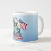 Vintage, Vrijheidsbeeld Grote Koffiekop (Voorkant rechts)