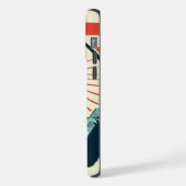 Vintage, Vrijheidsbeeld iPhone Hoesje (Linkerkant)