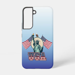 Vintage, Vrijheidsbeeld Samsung Galaxy Hoesje
