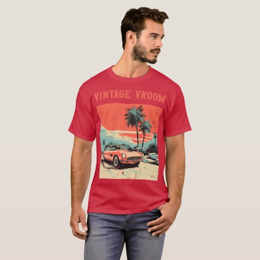 Vintage Vroom T-shirt (Voorkant volledig)